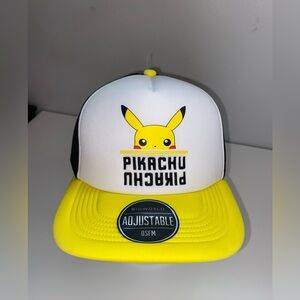 NEW 2025 Pokeman‎ Pikachu Snapback Mesh Back Baseball Cap Hat Adjustable